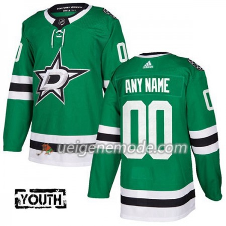 Kinder Eishockey Dallas Stars Custom Adidas 2017-2018 Kelly Grün Authentic